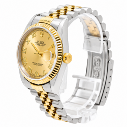 Rolex Datejust 36MM 16233 Two-Tone Champagne Dial Watch